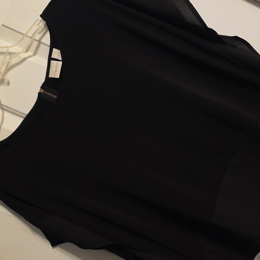 Chico's Classic Black Blouse (2)